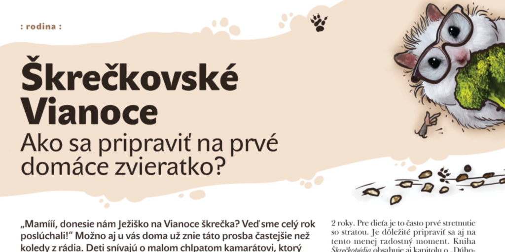 Magazín Dieťa a Škrečkopédia